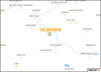 map of Yelokhovo