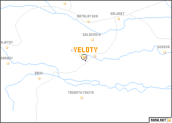 map of Yeloty