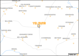 map of Yélouna