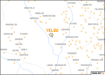 map of Yélou