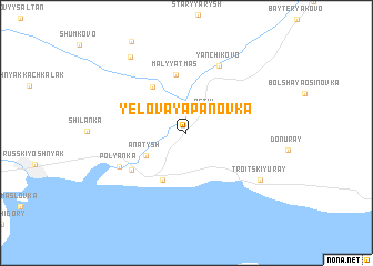 map of Yelovaya Panovka
