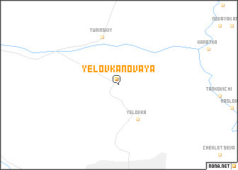 map of Yelovka Novaya