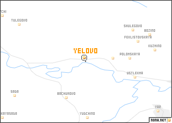 map of Yelovo
