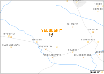 map of Yelovskiy