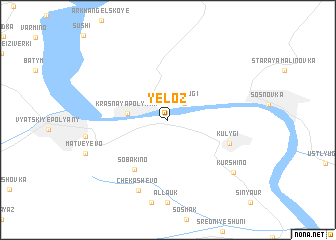 map of Yeloz