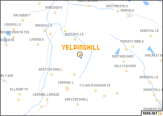 map of Yelping Hill