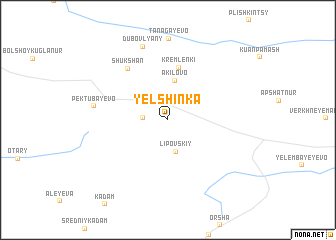 map of Yelshinka