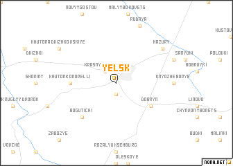 map of Yelʼsk