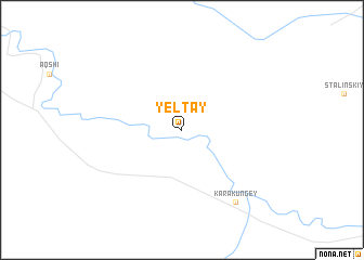 map of Yeltay