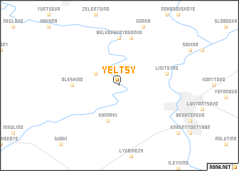 map of Yel\