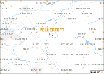 map of Yelvertoft