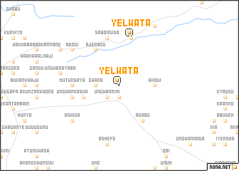 map of Yelwata