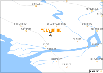 map of Yelyunino