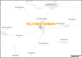 map of Yelyzavethradka