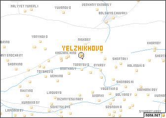 map of Yelzhikhovo