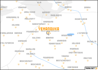 map of Yemanovka