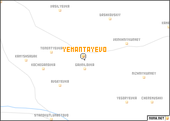 map of Yemantayevo