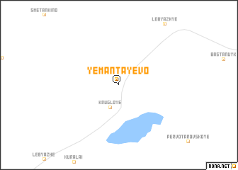 map of Yemantayevo