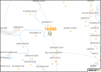 map of Yeman\