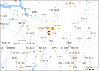 map of Yema