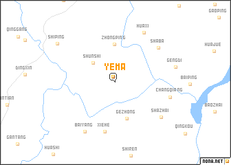map of Yema