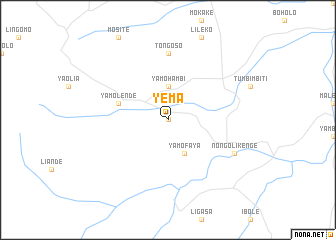 map of Yema