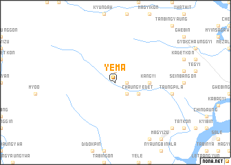 map of Yema