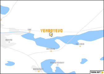 map of Yembayevo