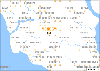 map of Yemegyi