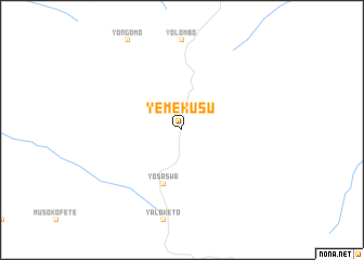 map of Yemekusu