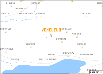 map of Yemelevo