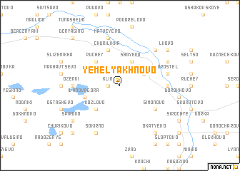 map of Yemel\