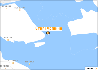 map of Yemel\