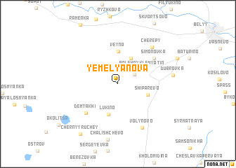 map of Yemel\