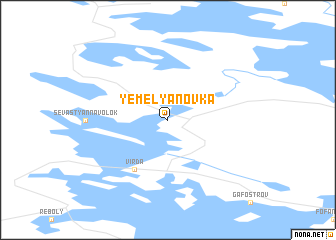 map of Yemel\