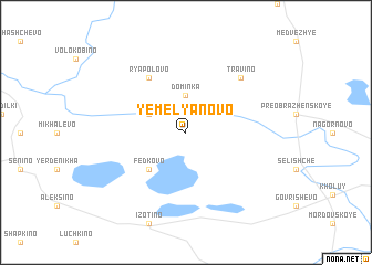 map of Yemel\