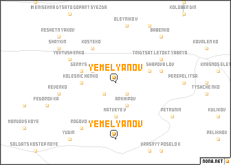 map of Yemel\