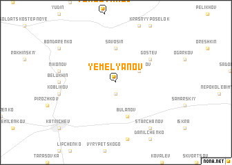 map of Yemel\