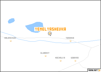 map of Yemel\