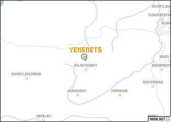 map of Yemenets