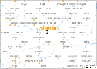 map of Yémésoa