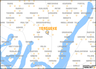 map of Yemguéké