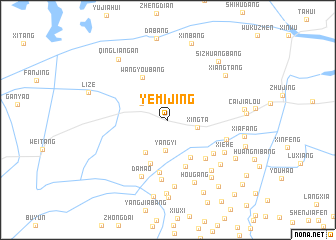 map of Yemijing