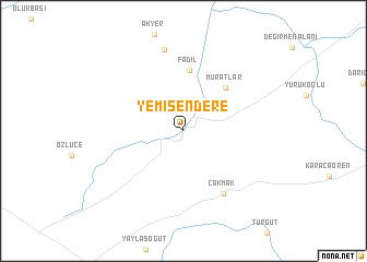 map of Yemişendere