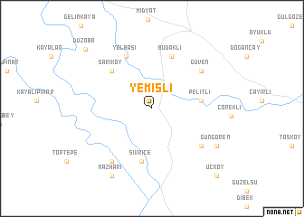 map of Yemişli