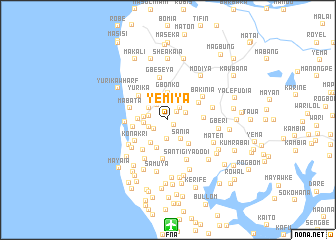 map of Yemiya