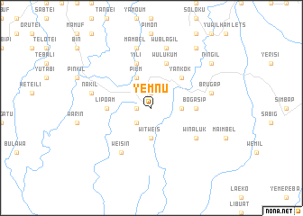map of Yemnu