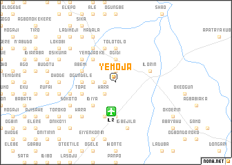 map of Yemoja