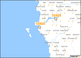 map of Yemon