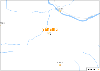 map of Yemsing